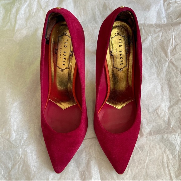 Ted Baker suede court pumps - Picture 2 of 11
